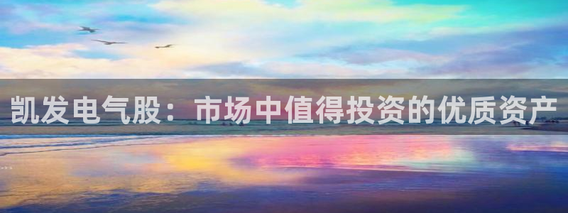 恒行体育娱乐注册链接：凯发电气股：市场中值得投资的优质资产