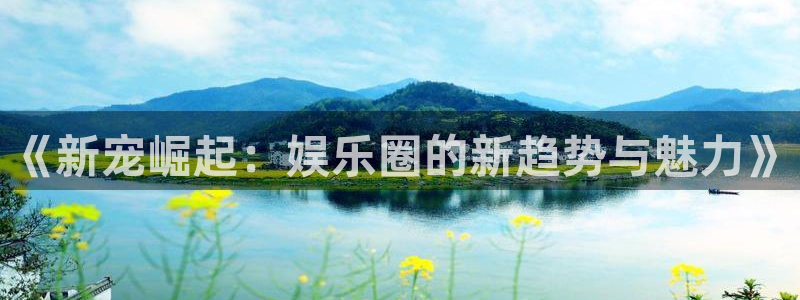 恒行体育代理申请流程：《新宠崛起：娱乐圈的新趋势与魅力》