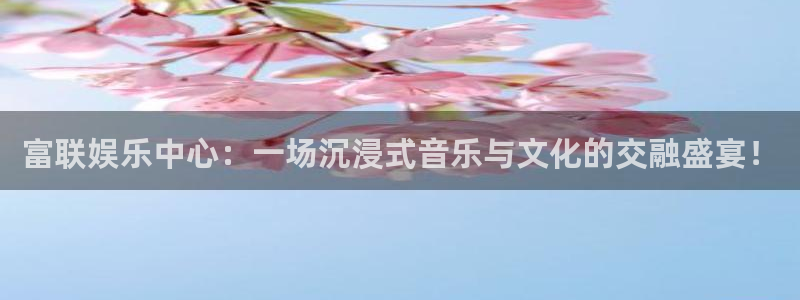 恒行体育凯捷代理注册：富联娱乐中心：一场沉浸式音乐与文化的交融盛宴！