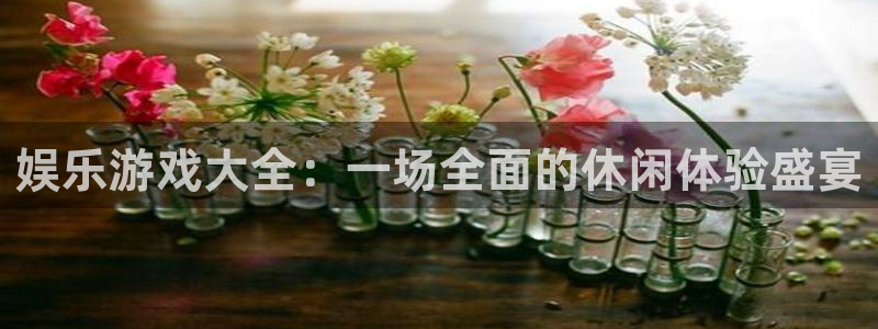 恒行平台开户：娱乐游戏大全：一场全面的休闲体验盛宴