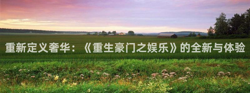佛山市南海恒行机电仪器有限公司：重新定义奢华：《重生豪门之娱乐》的全新与体验
